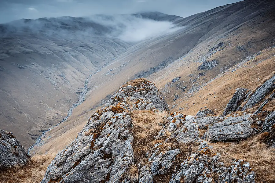 Gelände Terrain Steine Landschaft